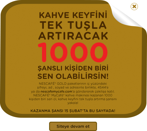 Nescafe Kampanya Duyurusu