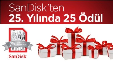 SanDisk 25. Yılı Hediyeleri