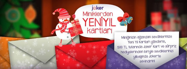 Joker'den Miniklere Yeni Yıl Kartı