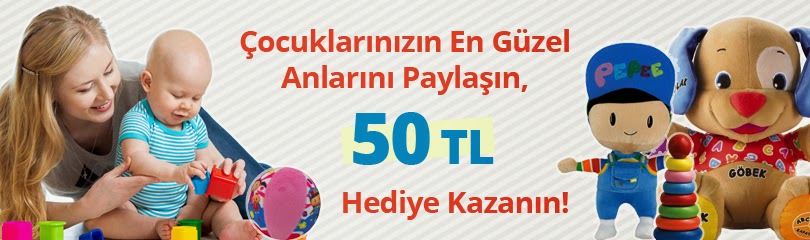 Çocuklarınızın en güzel anlarını paylaşın, 50 TL değerinde hediye kazanın!