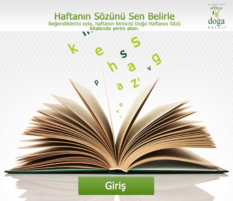 Doğa Koleji 'Haftanın Sözü' Kampanyası
