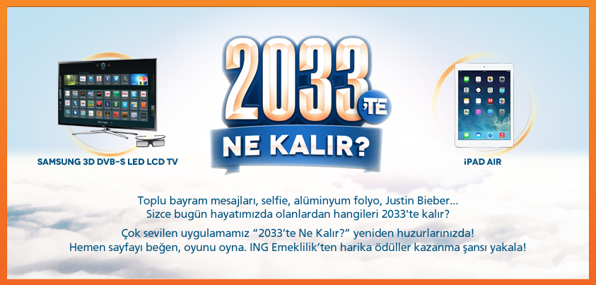 ING Emeklilik'ten '2033'te Ne Kalır' Facebook Kampanyası