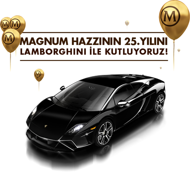 Magnum 25. Yılında Lamborghini Hediye Ediyor.