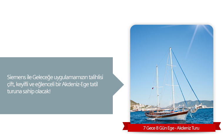 Siemens, Ege-Akdeniz Turu Hediyeli Kampanyası