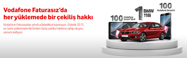 Vodafone, BMW 118i Kampanyası