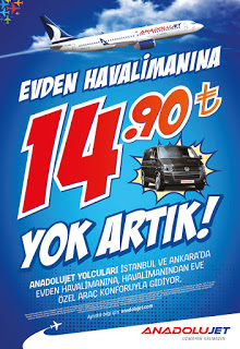 AnadoluJet'ten Görülmemiş Servis Kampanyası