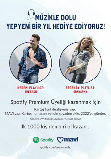 Mavi Jeans’ten Ücretsiz Spotify Premium Üyelik Mavi Jeans’ten Ücretsiz Spotify Premium Üyelik