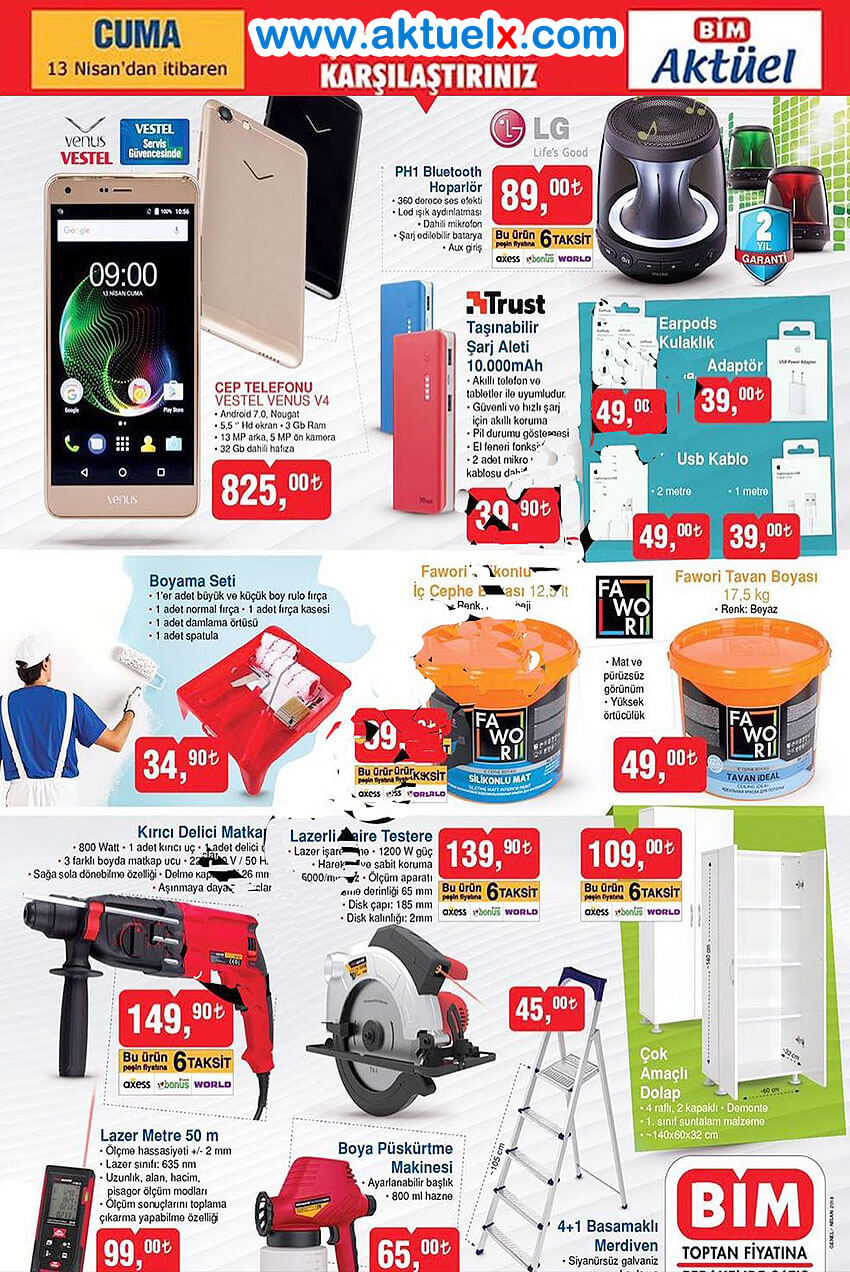 Bim 13 Nisan Cuma 2018 Aktüel Ürünler