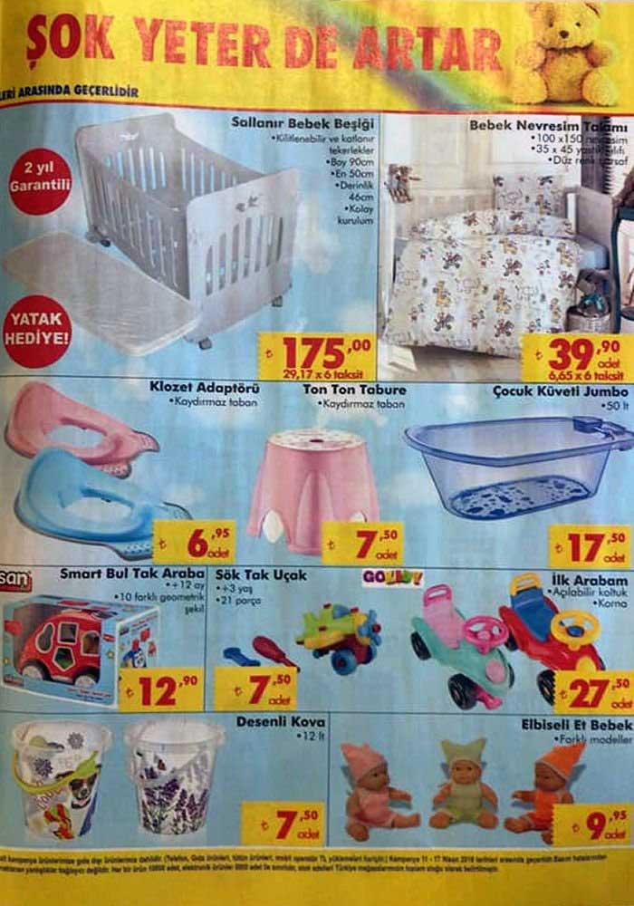 şok indirim kataloğu 11 nisan