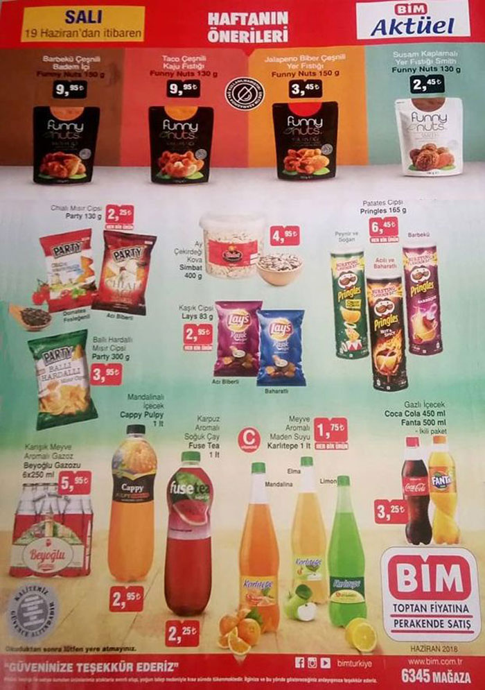 Bim aktüel katalğu 19 Haziran 2018