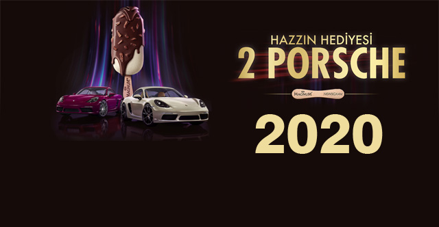 Magnum Porsche çekilişi 2020 1 Nisan 2020 tarihinde başladı